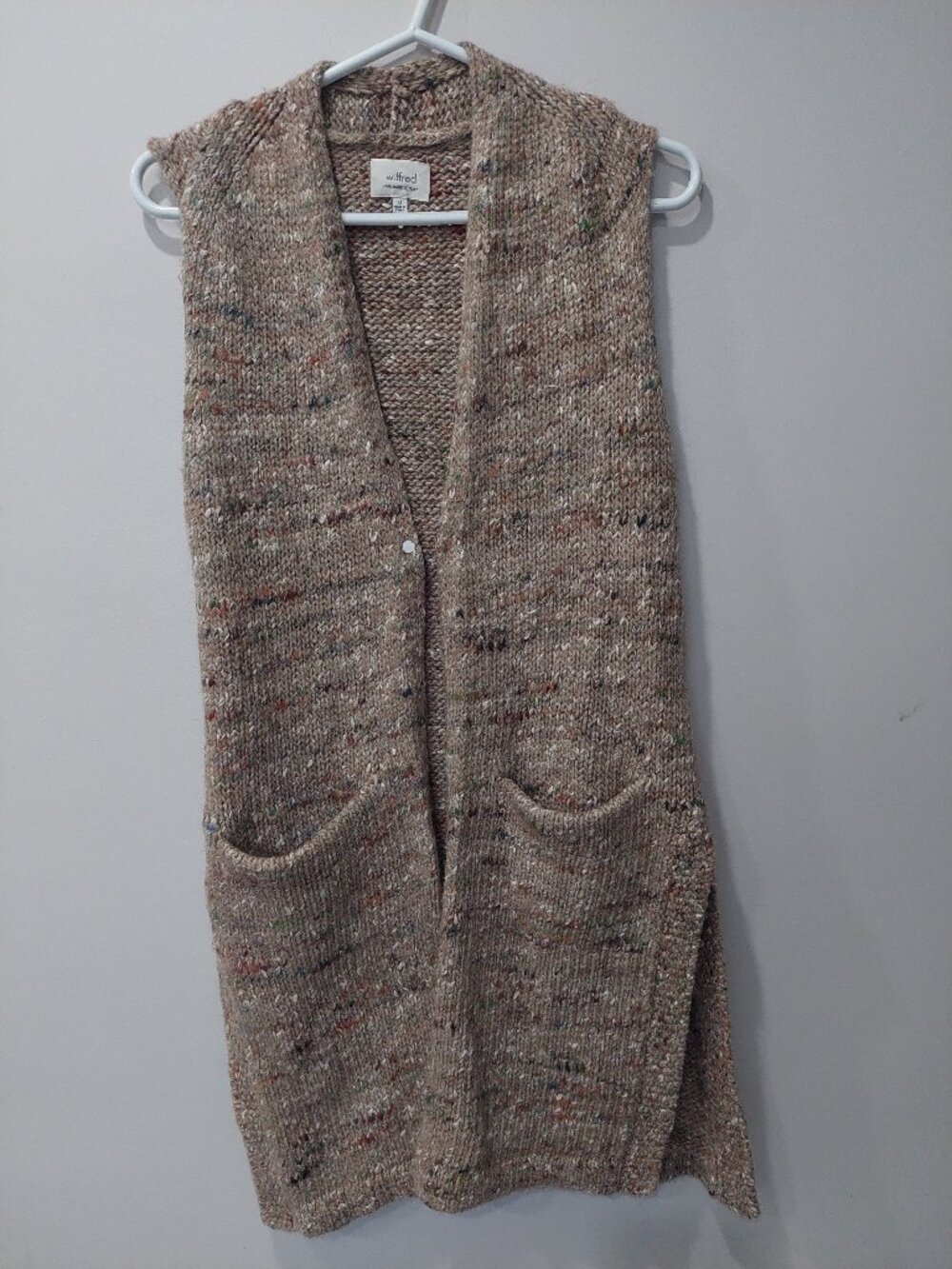 Wilfred Women's XS Dunkirk Long Sweater Vest by Aritzia